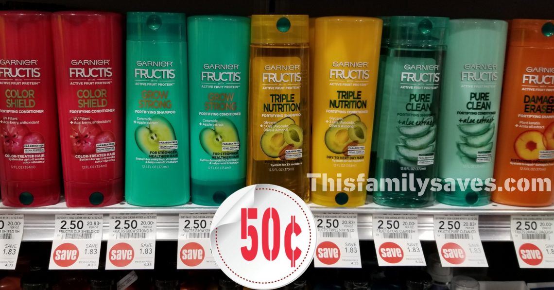 Garnier Fructis Hair Care Products – Only 50¢ each