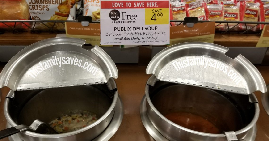 BOGO Publix Deli Soup Delicious, Fresh, Hot, ReadytoEat!