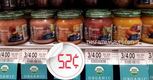 Gerber Organic Baby Food Jar