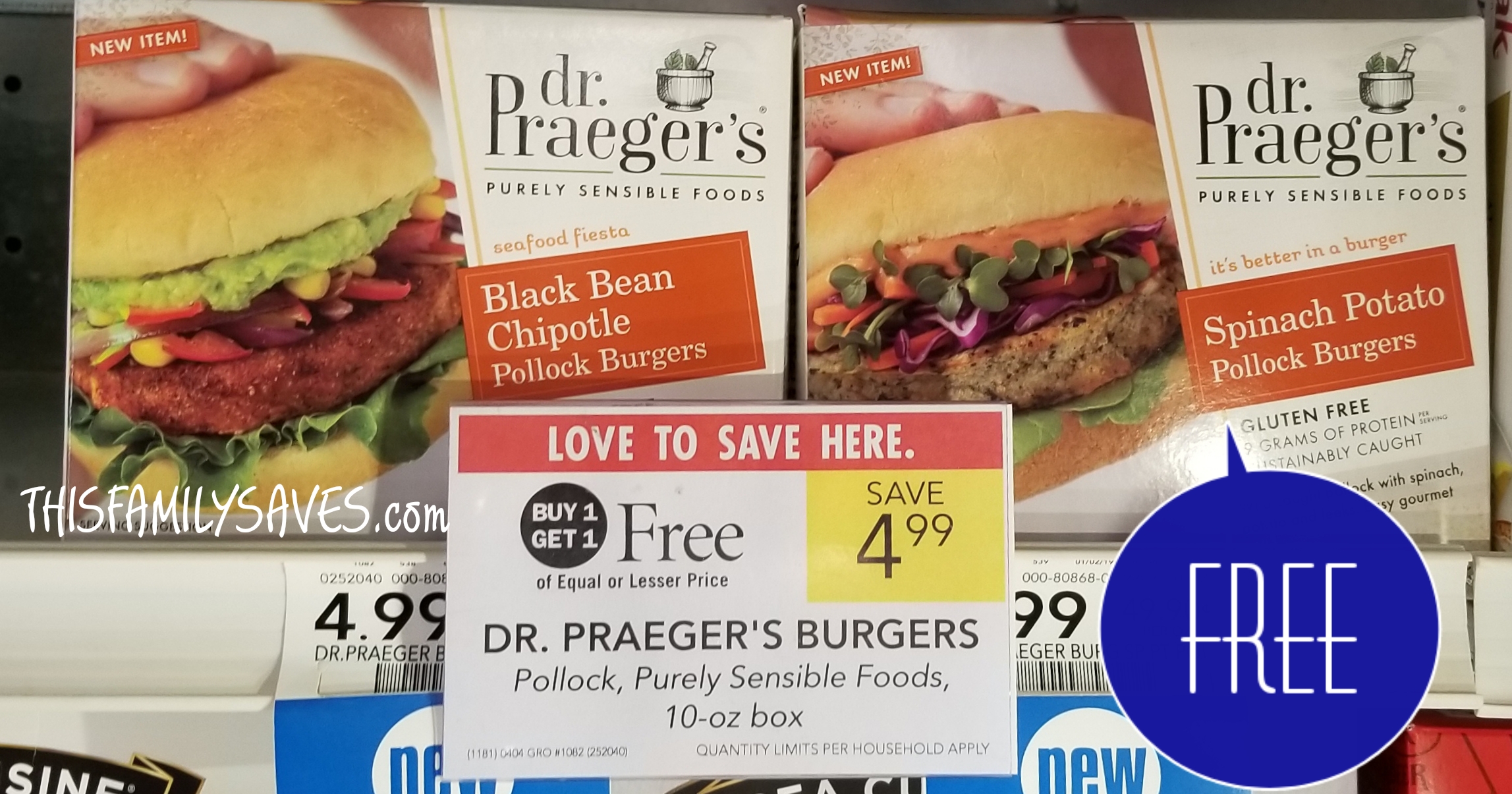 Dr. Praeger’s Purely Sensible Foods As Low as FREE